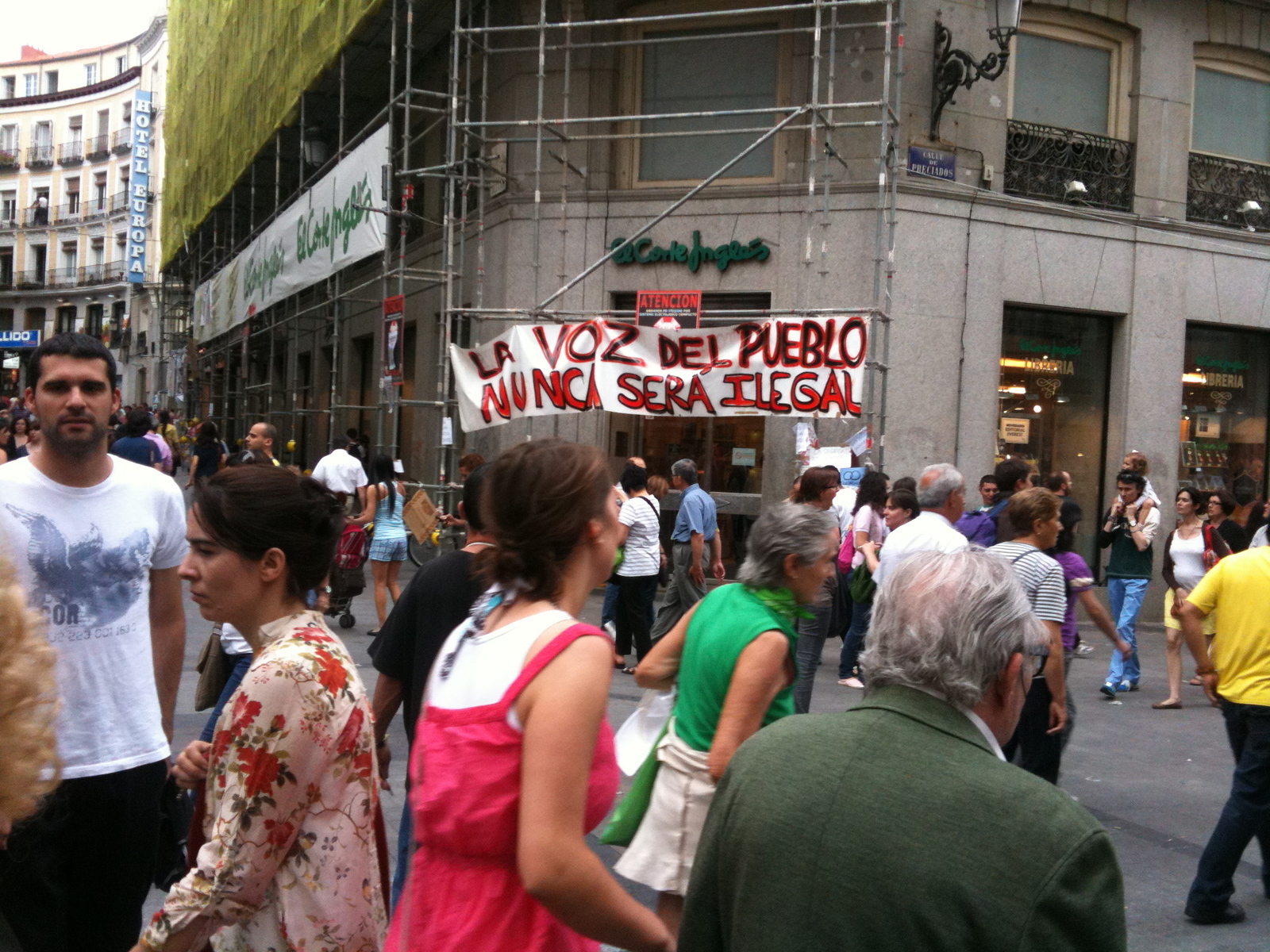 The voice of the people will never be illegal