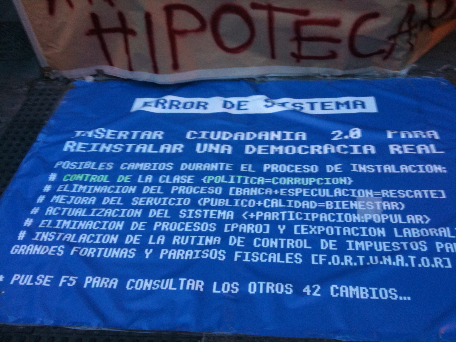 Error de sistema