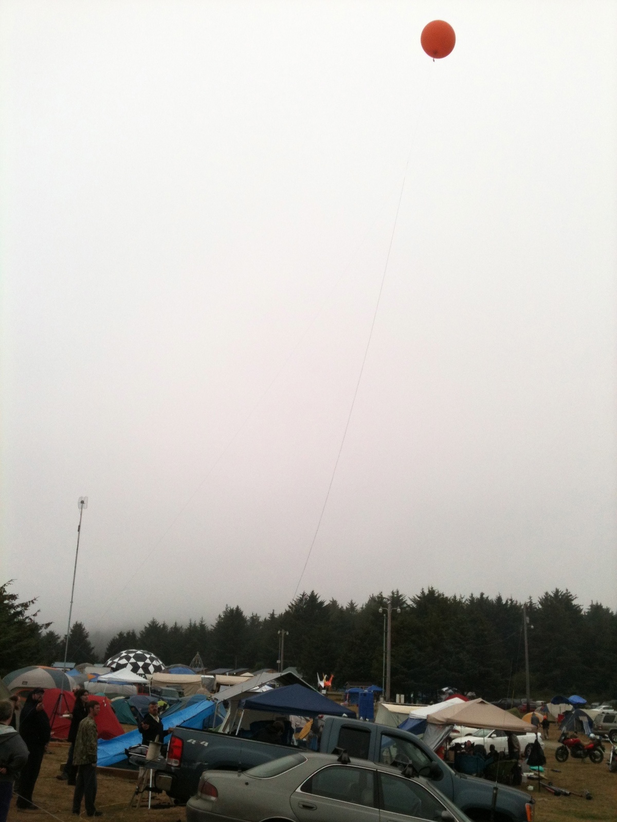 RF Camp balloon antenna