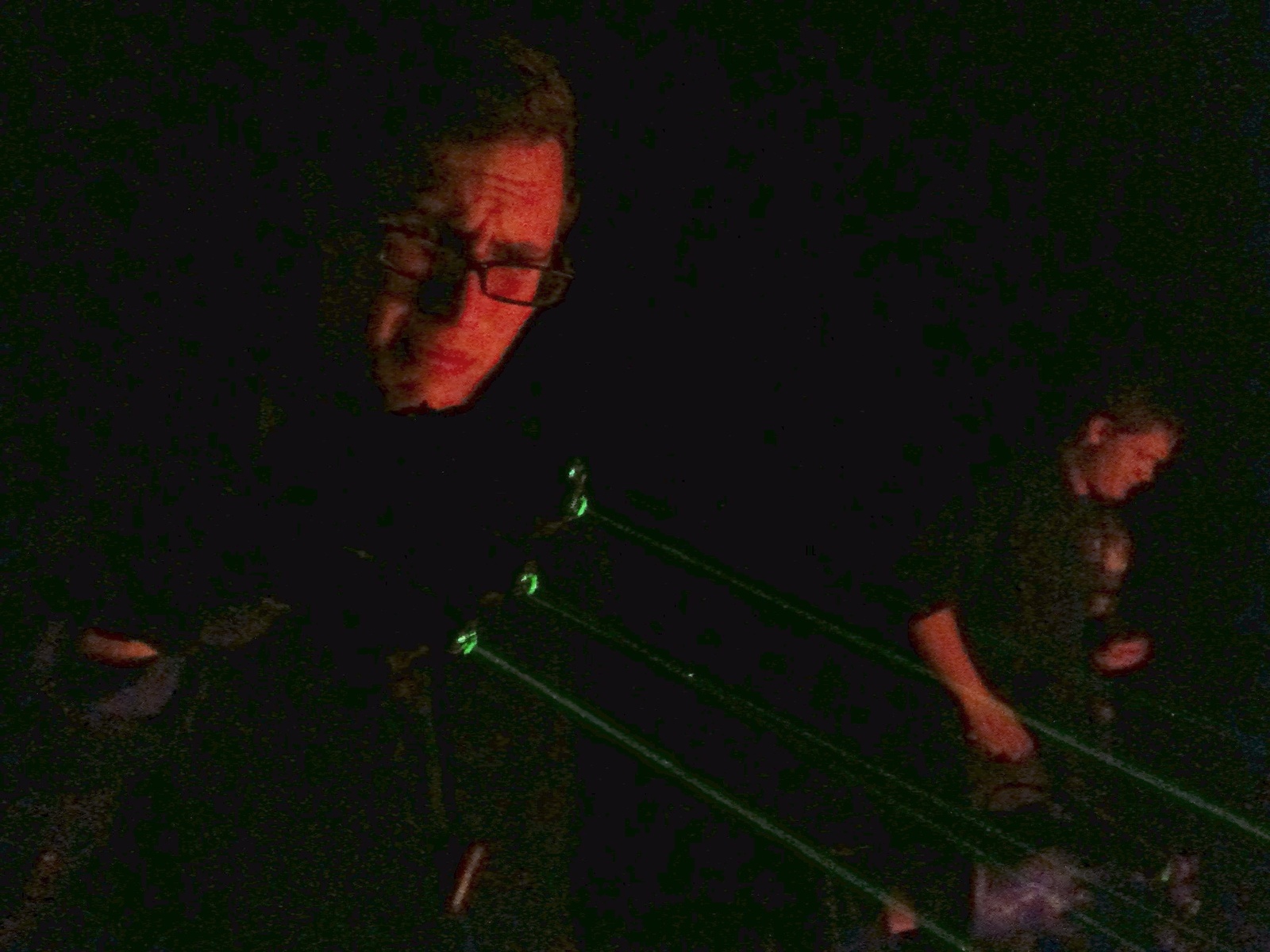 Laser gloves